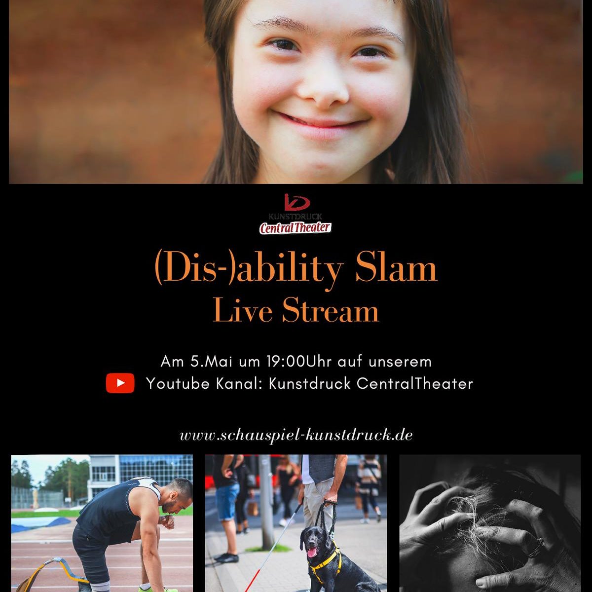 Flyer vom "Disability Slam"